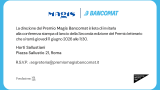 Roma, 11 giugno: conferenza stampa per la seconda edizione del Premio Magis Bancomat